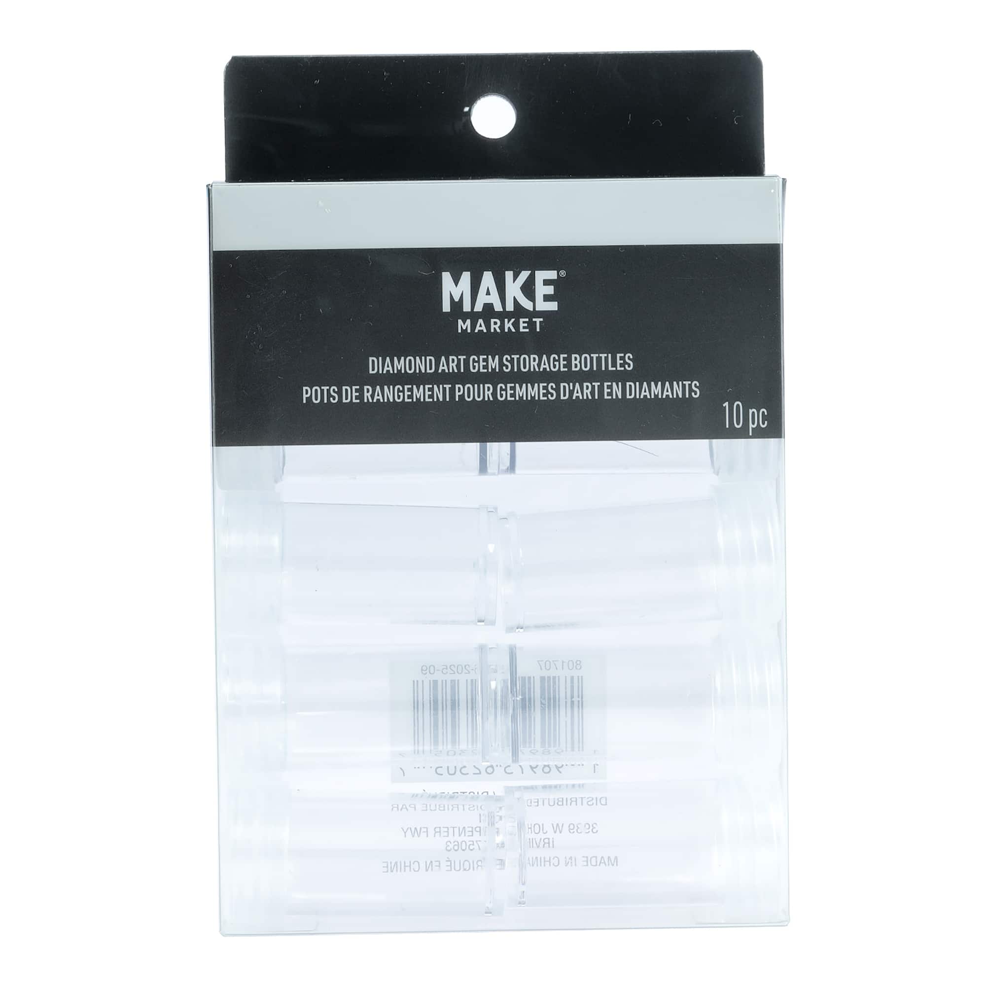 Diamond Art Gems Storage Bottles, 10ct. by Make Market®